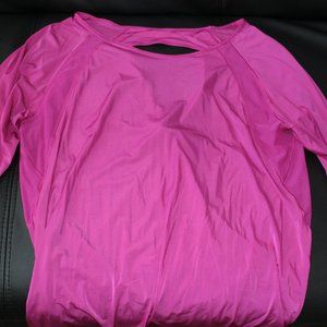 Never Worn Lululemon long sleeve open back top